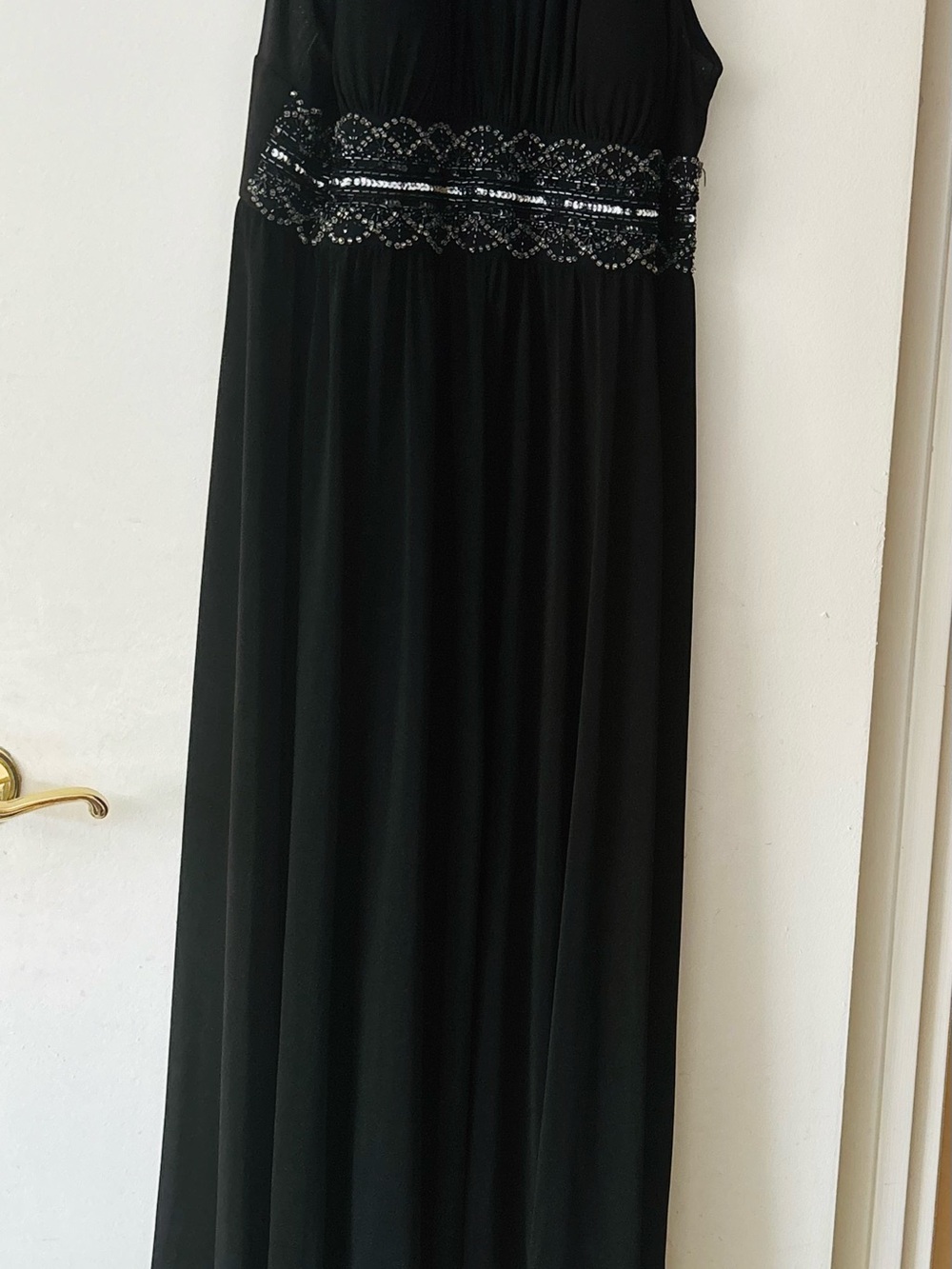 Elegant black R&M Richard's Women's Gown size 14 - Picture 3 of 6